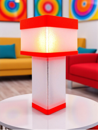 Maelle – Lampe à poser en impression 3D – Disponible en toutes couleurs POP