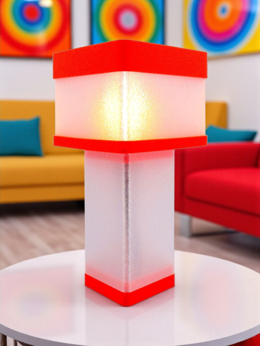 Maelle – Lampe à poser en impression 3D – Disponible en toutes couleurs POP