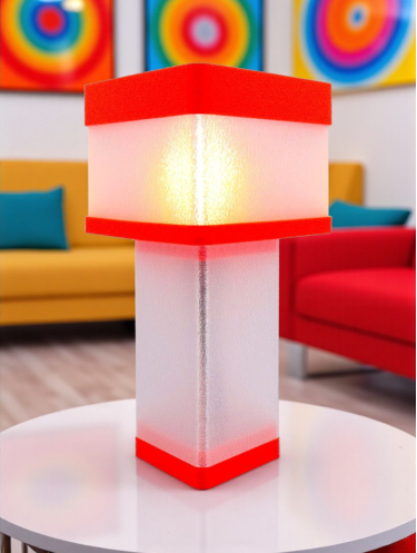 Maelle – Lampe à poser en impression 3D – Disponible en toutes couleurs POP