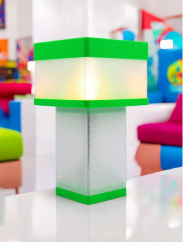 Priscilla – Lampe à poser en impression 3D – Disponible en toutes couleurs POP