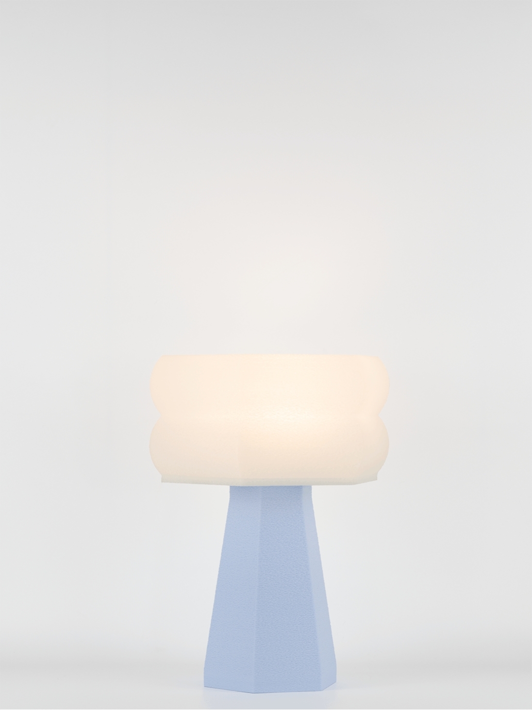 Aline – Lampe à poser pastel bleu, small