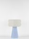 Aline – Lampe à poser pastel bleu, small