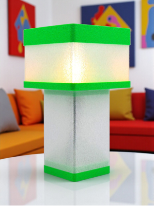Priscilla – Lampe à poser en impression 3D – Disponible en toutes couleurs POP