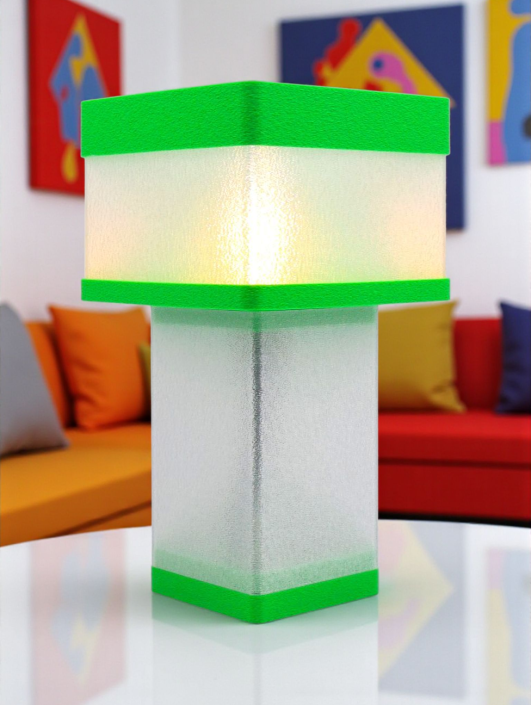 Priscilla – Lampe à poser en impression 3D – Disponible en toutes couleurs POP