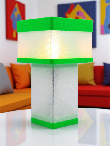 Priscilla – Lampe à poser en impression 3D – Disponible en toutes couleurs POP