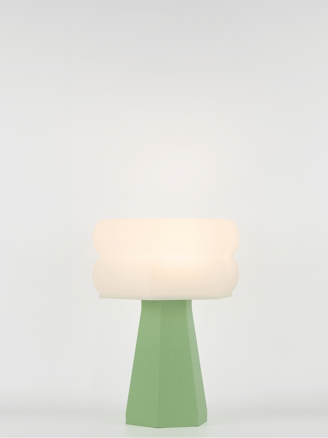 Aline – Lampe à poser pastel verte, small