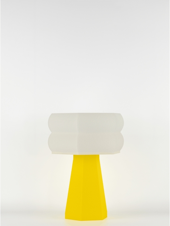 Aline – Lampe à poser pop jaune, small