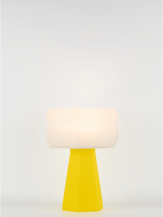 Aline – Lampe à poser pop jaune, small