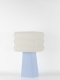 Isabelle – Lampe à poser pastel bleu, médium