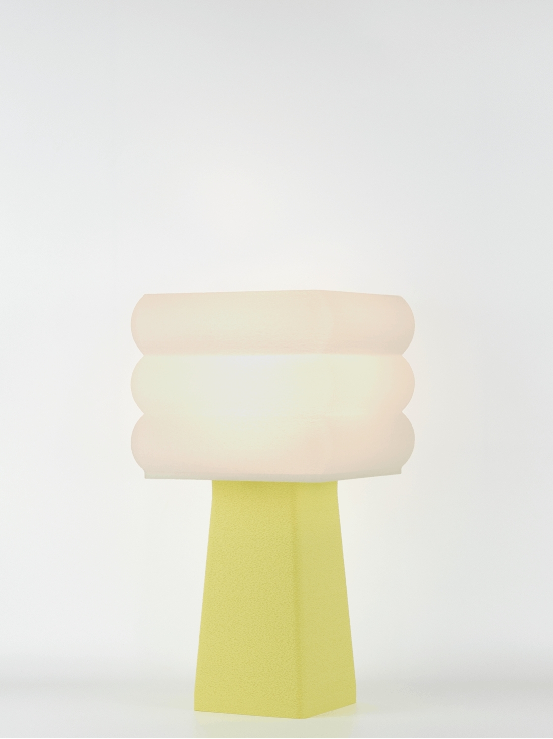 Isabelle – Lampe à poser pastel jaune, médium