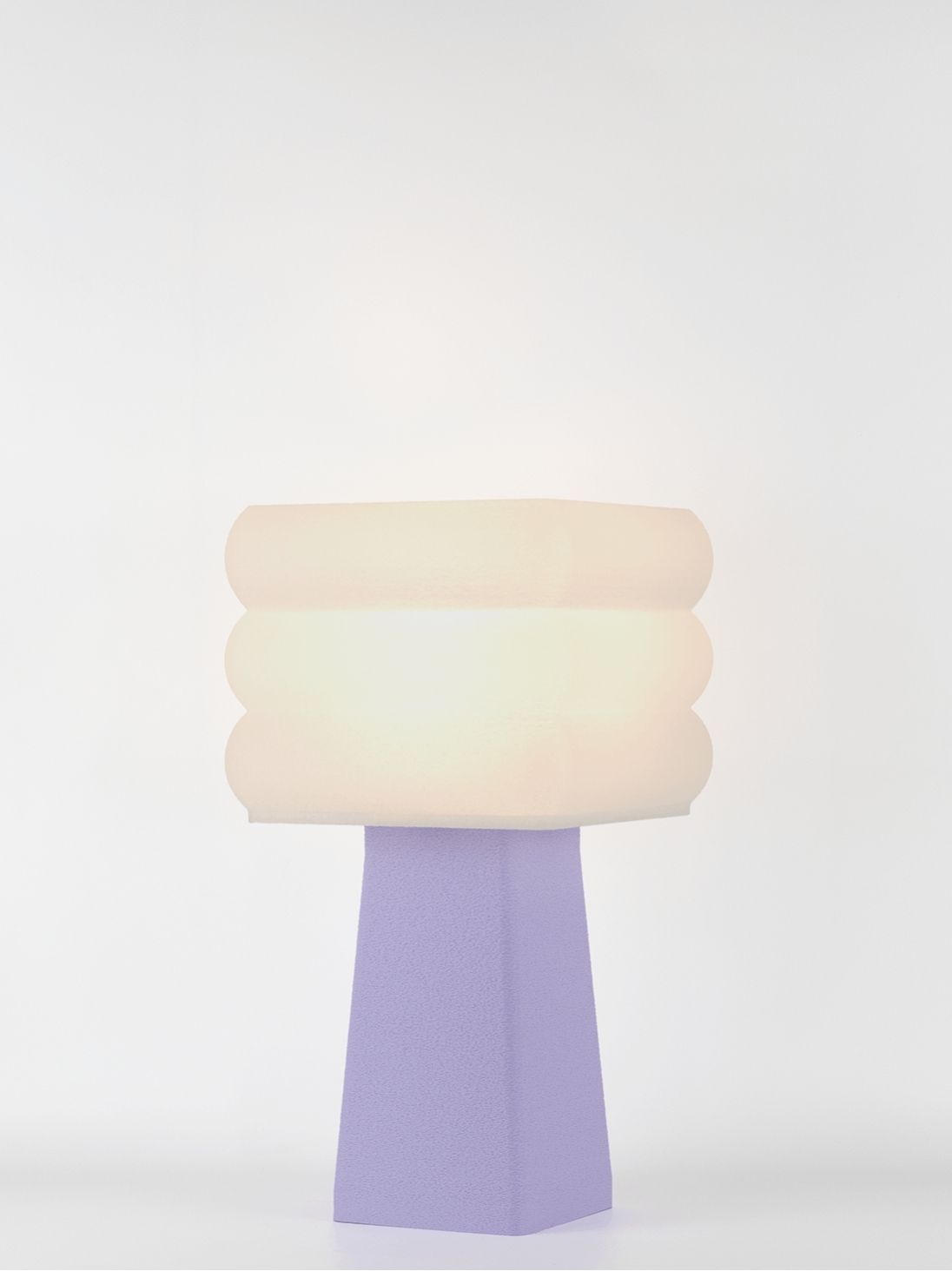 Isabelle – Lampe à poser pastel lilas, médium