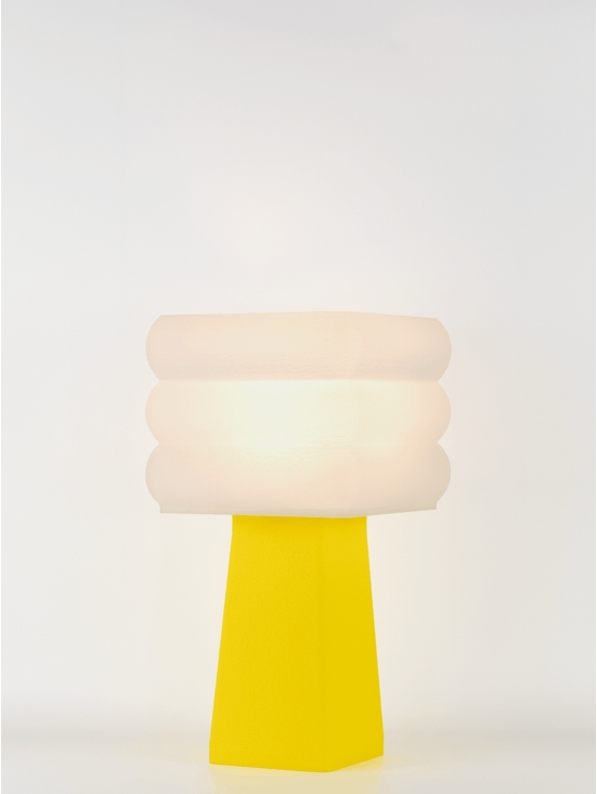 Isabelle – Lampe à poser pop jaune, médium