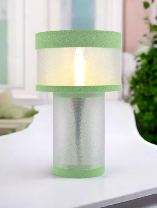 Clarisse – Lampe à poser design finition Pastel Vert – Disponible en plusieurs couleurs
