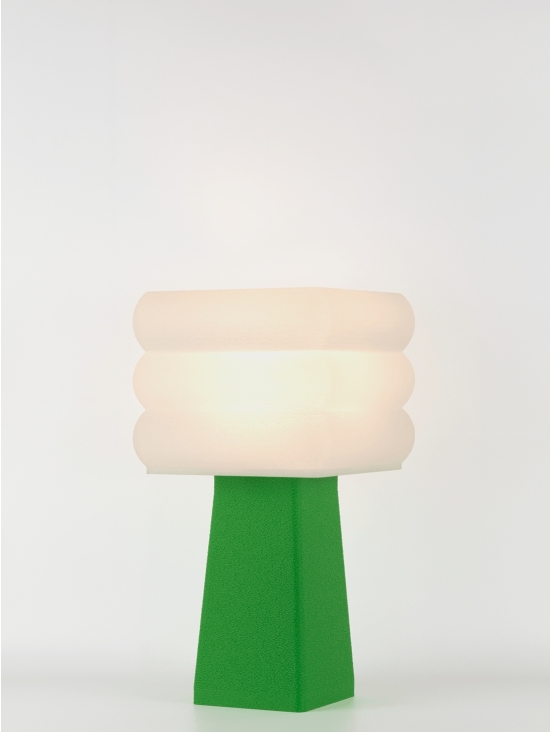Isabelle – Lampe à poser pop verte, médium