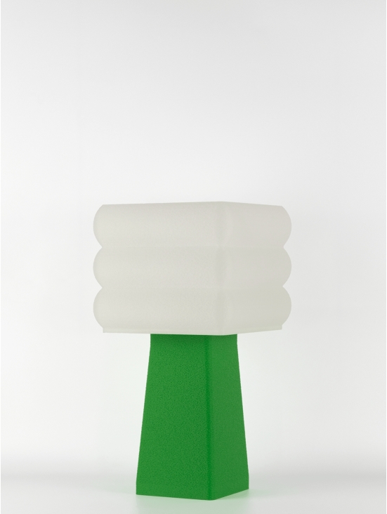 Isabelle – Lampe à poser pop verte, médium