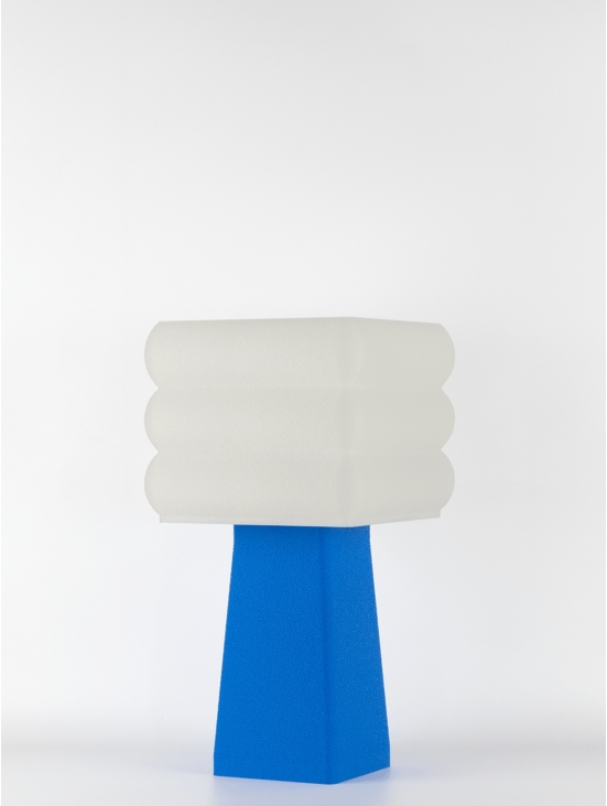 Isabelle – Lampe à poser pop bleu, médium