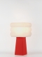 Isabelle – Lampe à poser pop rouge, médium