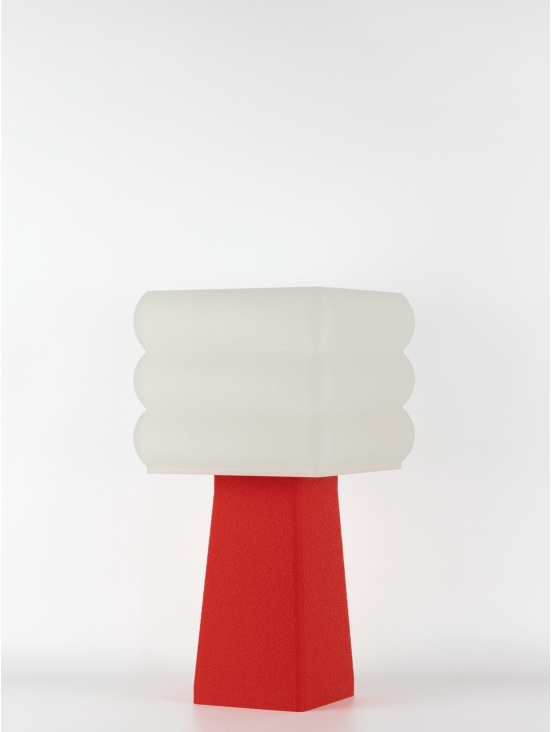 Isabelle – Lampe à poser pop rouge, médium