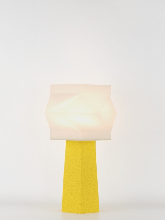 Elise – Lampe à poser granit jaune, médium