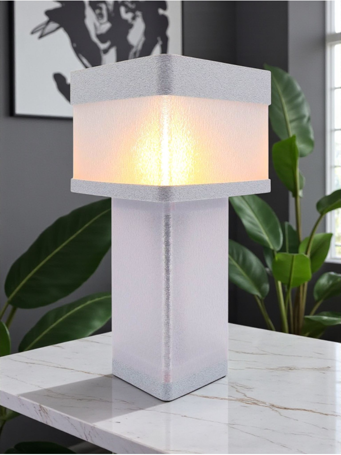 Maelle – Lampe à poser design finition Granit – Disponible en plusieurs couleurs