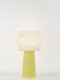 Elise – Lampe à poser pastel jaune, médium