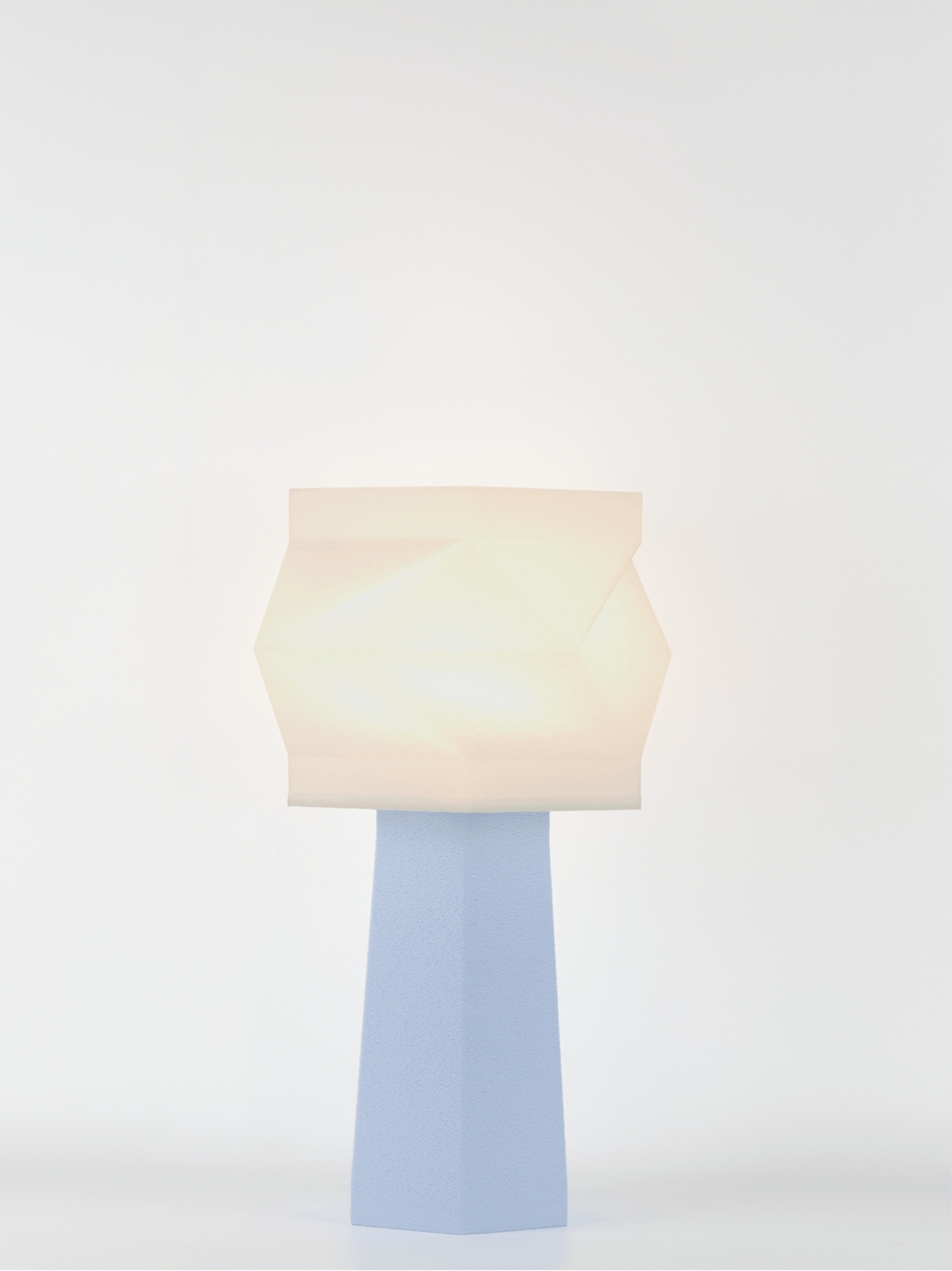 Elise – Lampe à poser pastel bleu, médium