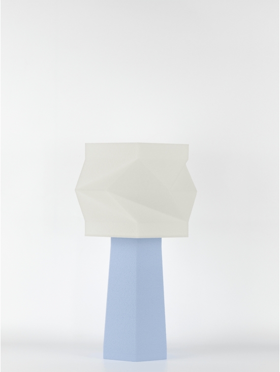 Elise – Lampe à poser pastel bleu, médium