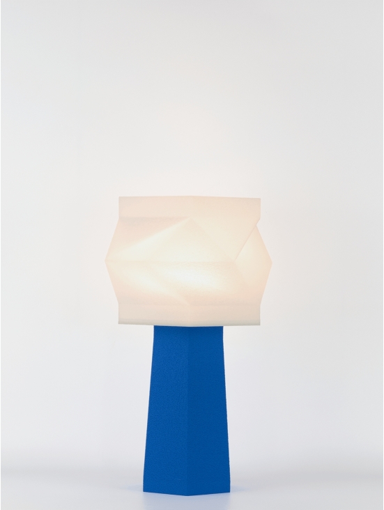 Elise – Lampe à poser pop bleu, médium