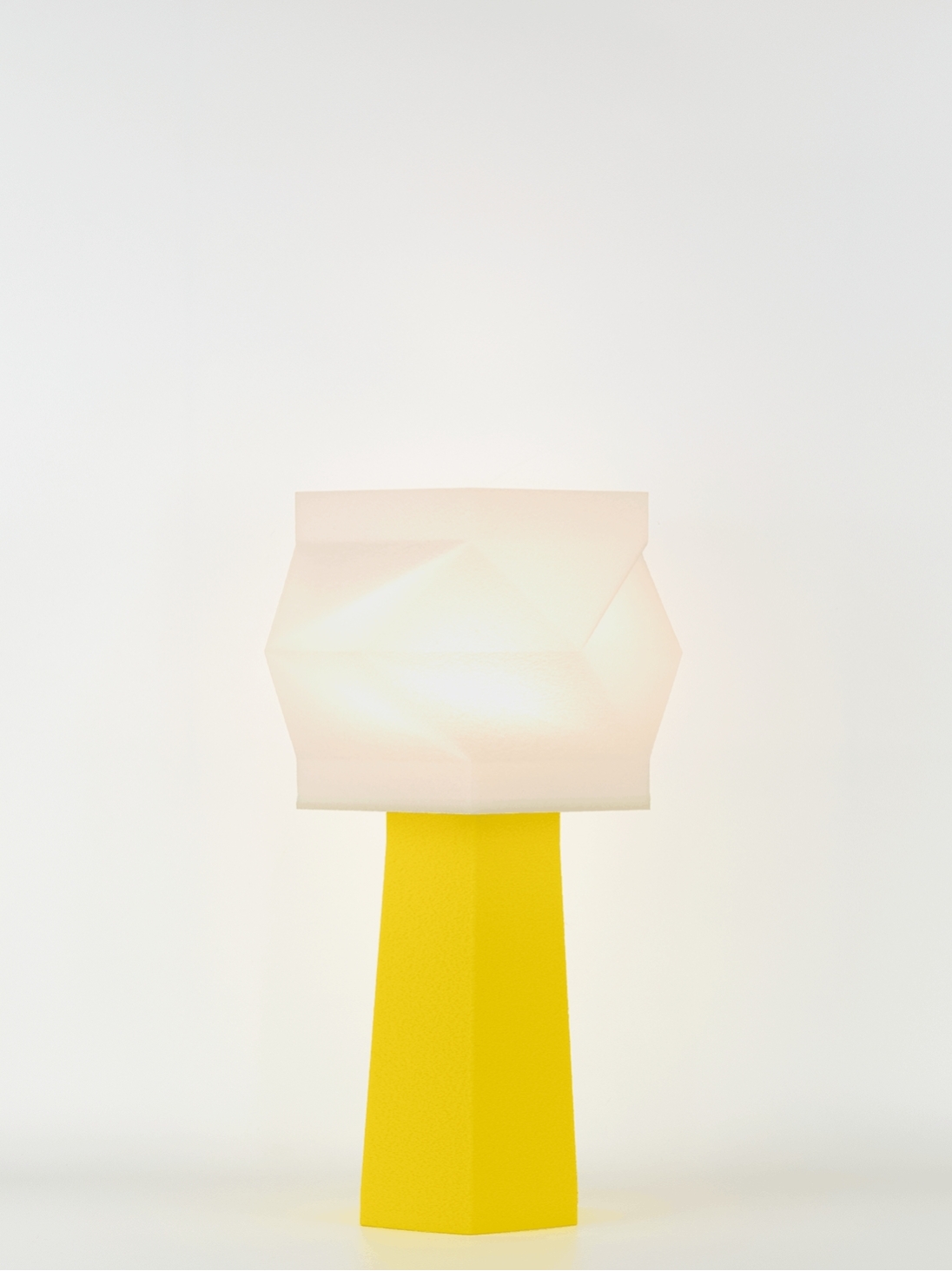 Elise – Lampe à poser pop jaune , médium