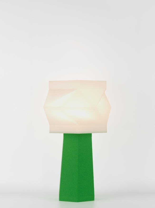 Elise – Lampe à poser pop verte, médium