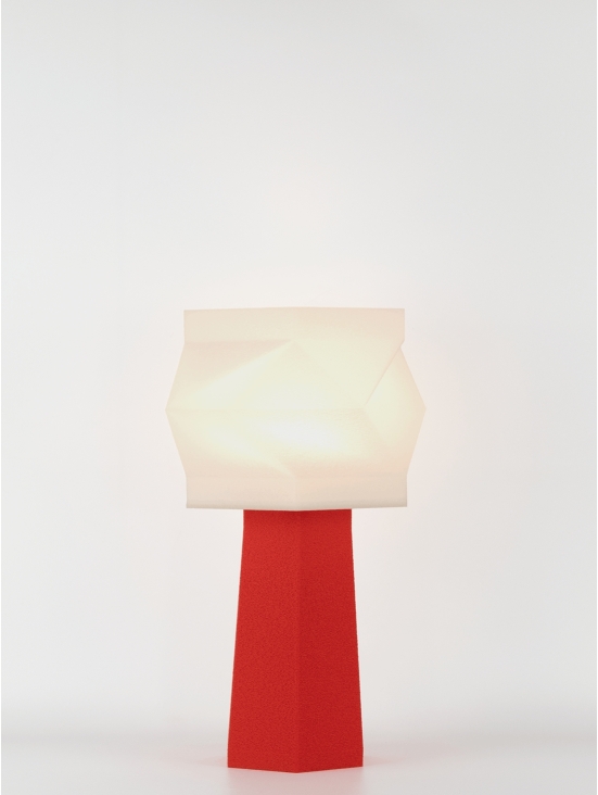 Elise – Lampe à poser pop rouge, médium