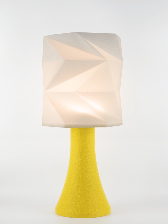 Simone – Lampe granit jaune, extra large