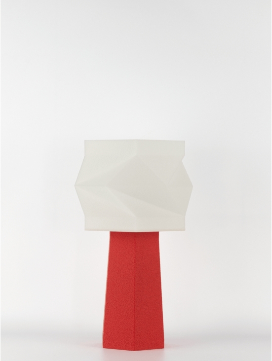 Elise – Lampe à poser granit rouge, médium