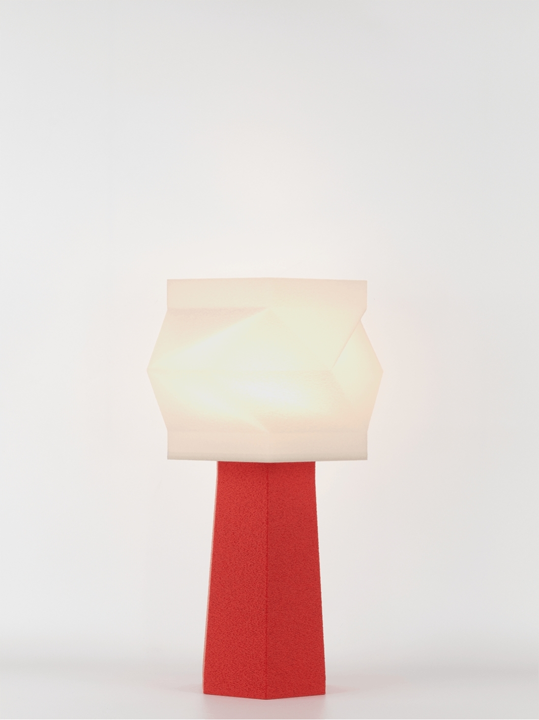 Elise – Lampe à poser granit rouge, médium