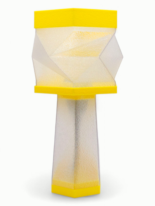 Élise – Lampe à poser design, Couleurs POP, Équilibre – Luminaire haut de gamme en impression 3D