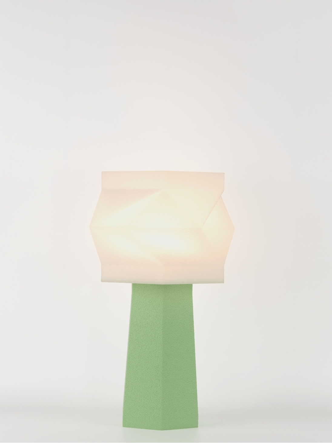 Elise – Lampe à poser pastel verte, médium