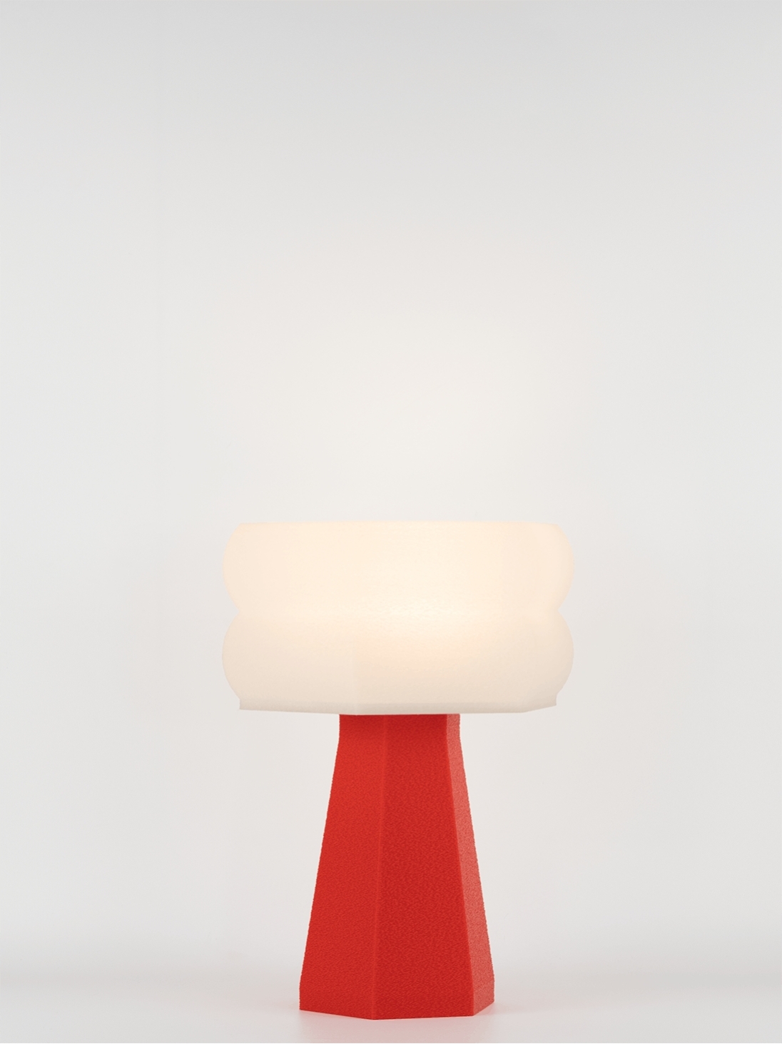 Aline – Lampe à poser pop rouge, small