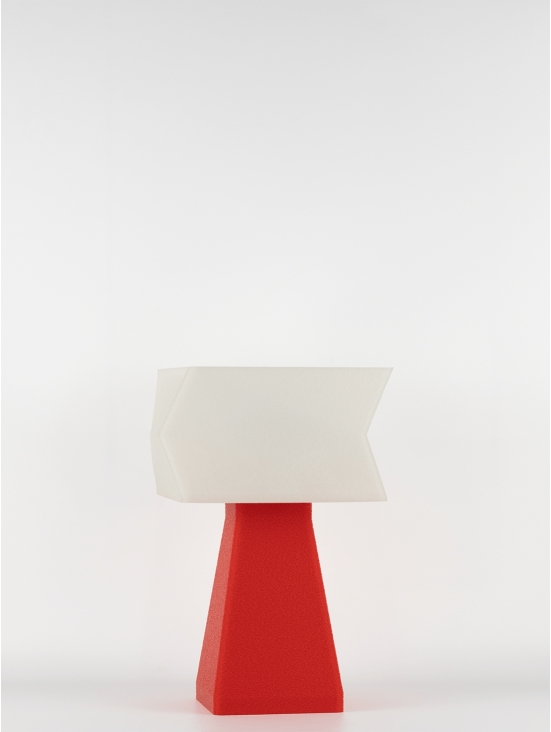 Juliane – Lampe à poser pop rouge, small