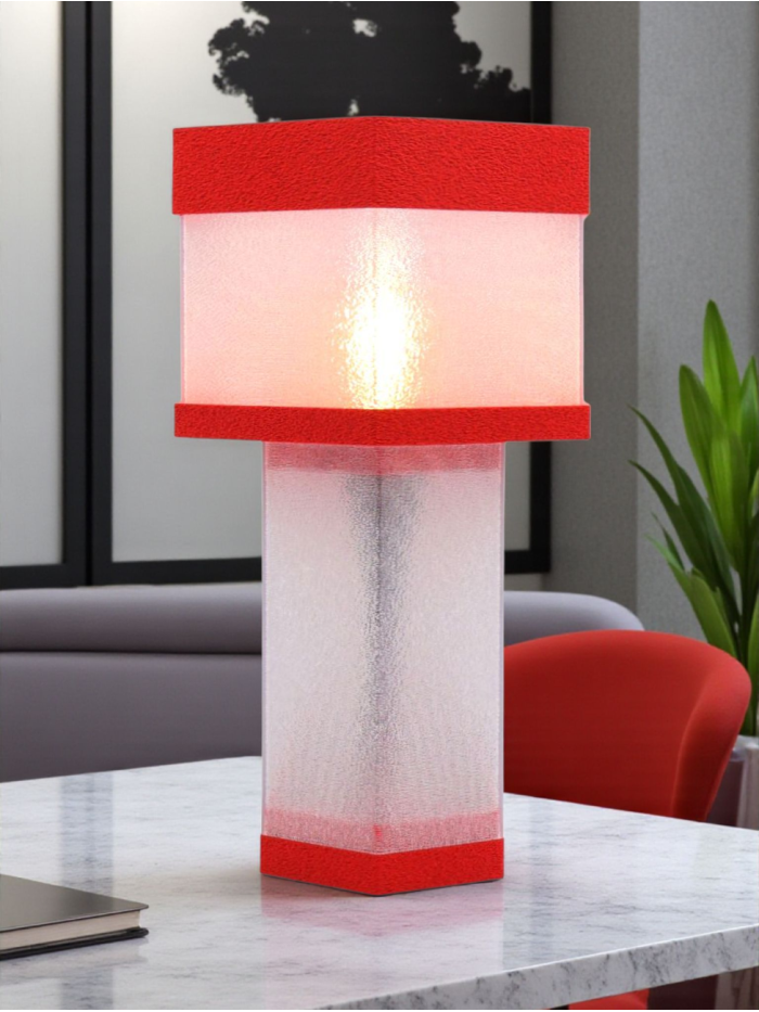 Jacqueline – Lampe à poser design finition Granit – Disponible en plusieurs couleurs