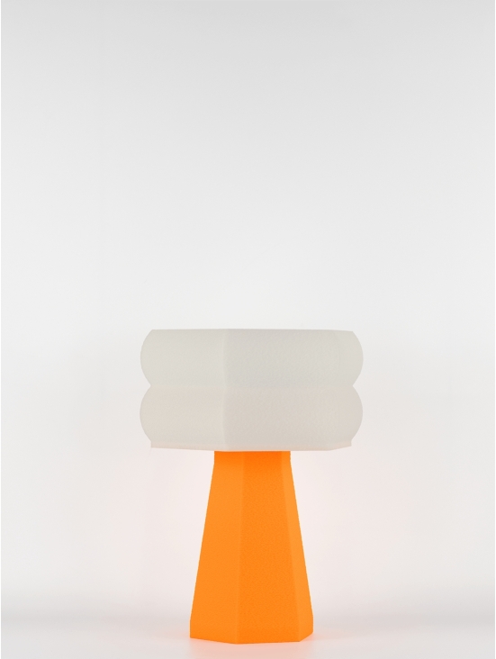Aline – Lampe à poser pop orange, small