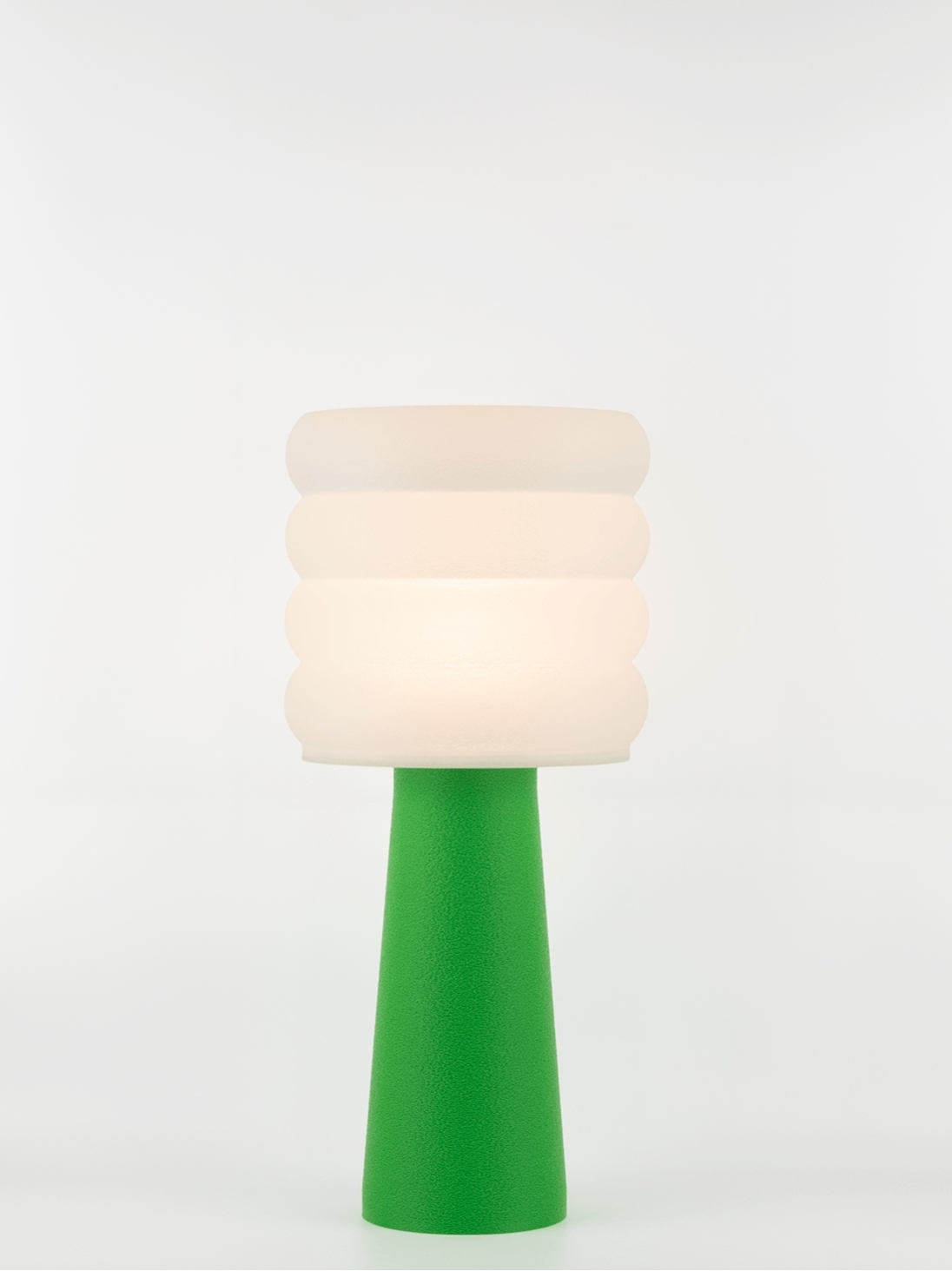 Coralie – Lampe à poser pop verte, large