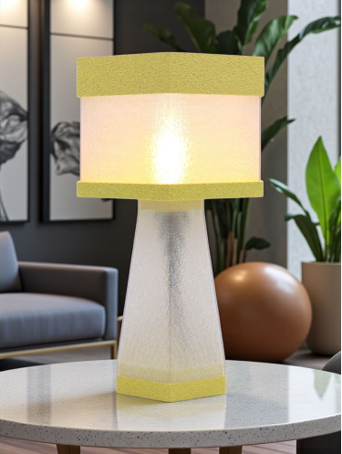 Aline – Lampe à poser design finition Granit – Disponible en plusieurs couleurs