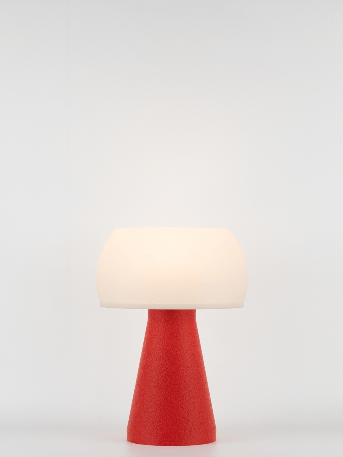 Annie – Lampe à poser granit rouge, small