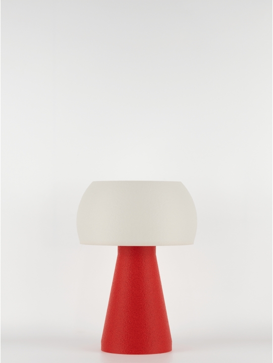 Annie – Lampe à poser granit rouge, small