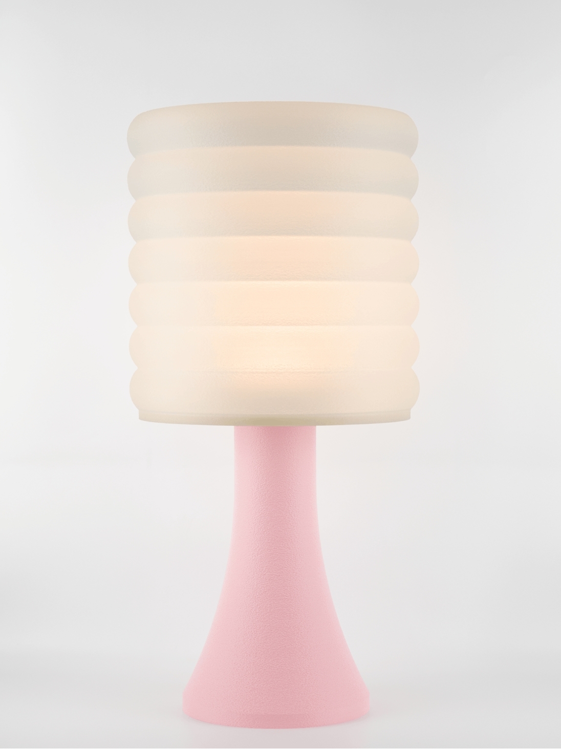 Micheline – Lampe pastel rose, extra large