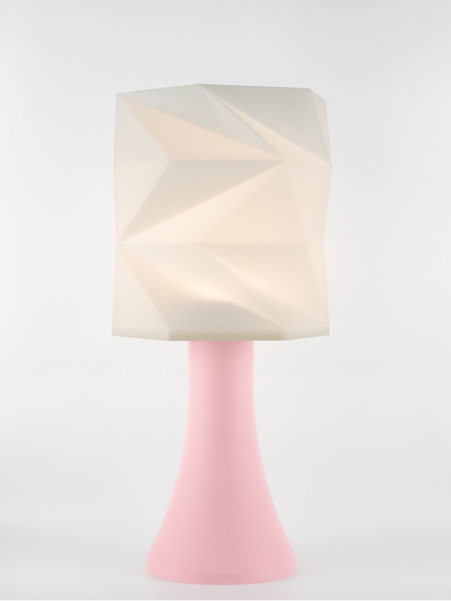 Simone – Lampe pastel rose, extra large