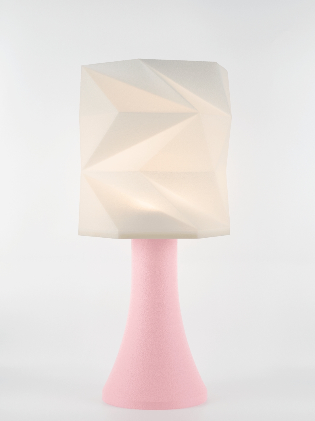 Simone – Lampe pastel rose, extra large
