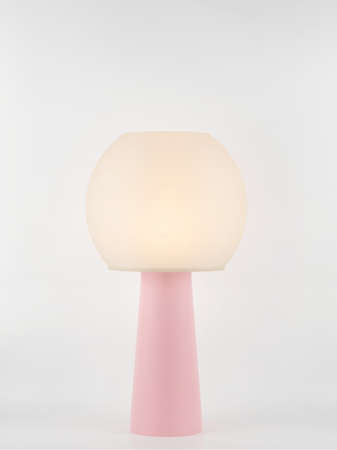 Clarisse – Lampe à poser pastel rose, large