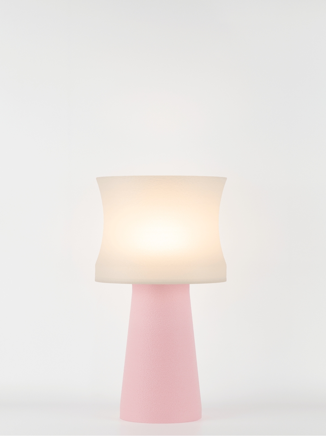 Aurélie – Lampe à poser pastel rose, médium