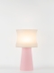 Aurélie – Lampe à poser pastel rose, médium